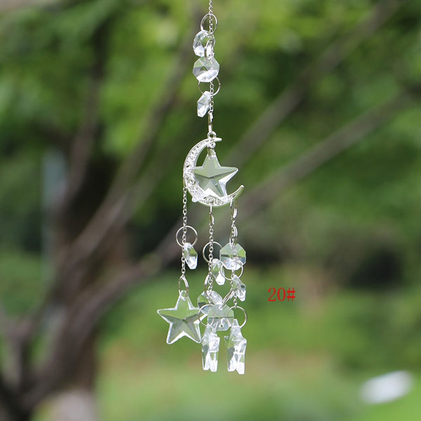 1pce Crystal Suncatcher Ball Prism Handmade Rainbow Maker Hanging Drop Pendant Decor