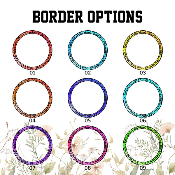 Custom Pet Portrait Stained Glass Suncatcher Personalised Pet Keepsake Memorial