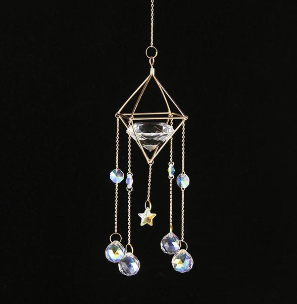 Transparent Crystal Feng Shui Suncatcher Window Ornament
