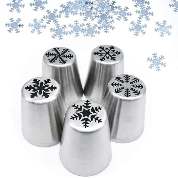 13 Piece Stainless Steel Christmas Cake Cupcake Decoration Icing Nozzle Set