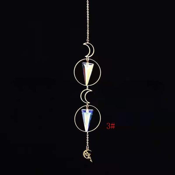 1pce Crystal Suncatcher Ball Prism Handmade Rainbow Maker Hanging Drop Pendant Decor