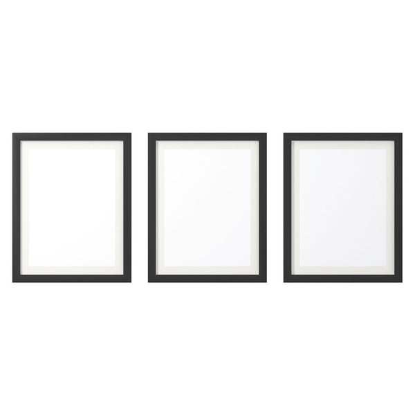 Artiss 3 Piece Photo Picture Collage Frame Set Black Fits 10 x 14in Prints