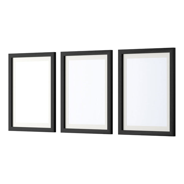 Artiss 3 Piece Photo Picture Collage Frame Set Black Fits 10 x 14in Prints