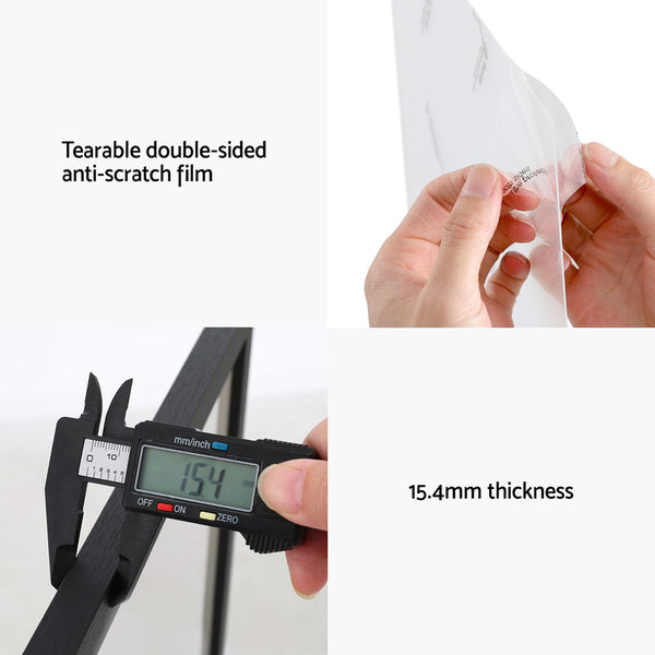 Artiss 3 Piece Photo Picture Collage Frame Set Black Fits 10 x 14in Prints