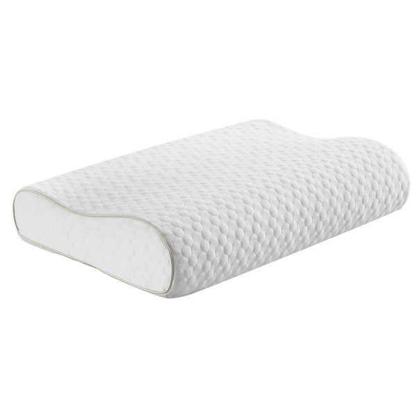 Giselle Bedding Memory Foam Contour Neck Pillow Dual Height Side Back Sleeper