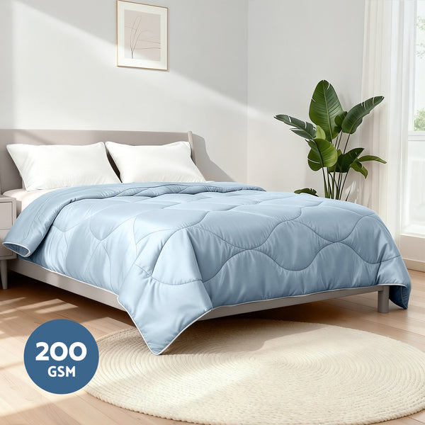 Giselle 200gsm Tencel Lightweight Summer Quilt Comforter Doona Blanket Queen