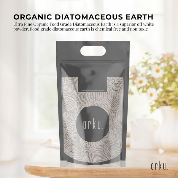 Organic Fine Diatomaceous Earth Food Grade Fossil Shell Flour Powder 10kg