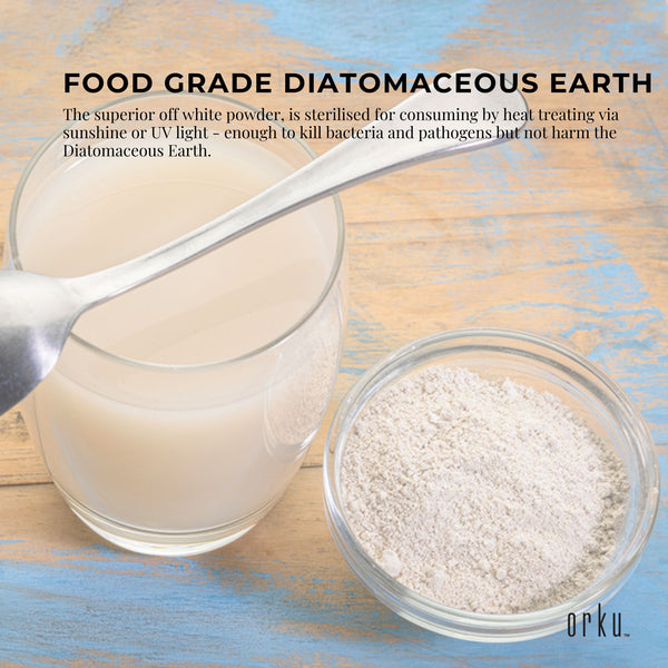 Organic Fine Diatomaceous Earth Food Grade Fossil Shell Flour Powder 10kg