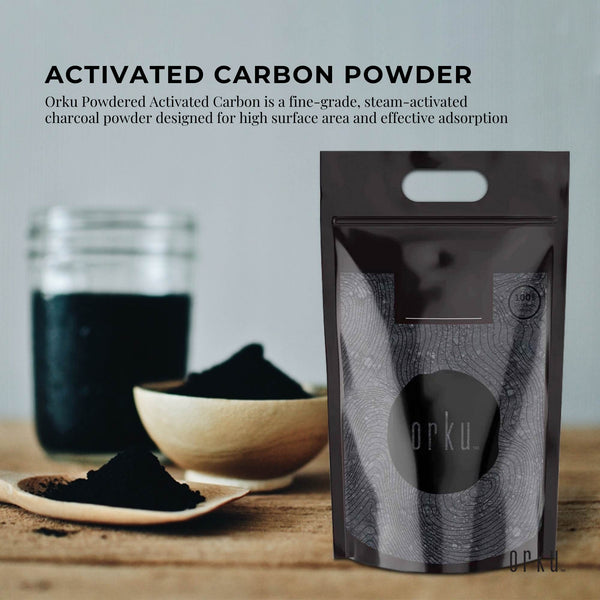 Orku 20Kg Activated Carbon Powder Coconut Charcoal - Water Filtration