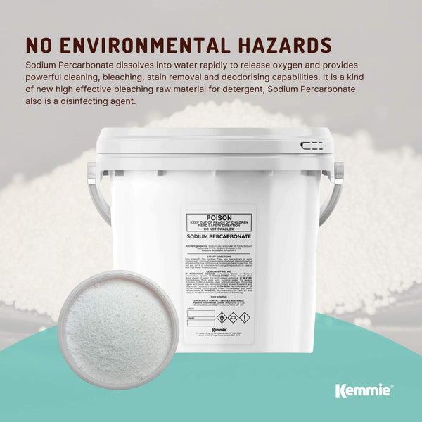 Sodium Percarbonate Eco Laundry Cleaner Brewing Sanitiser Oxygen Bleach 5kg