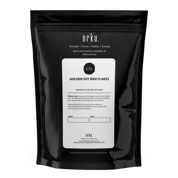 Orku Golden 464 Soy Wax Flakes Pure Natural DIY Candle Melts Chips 50g