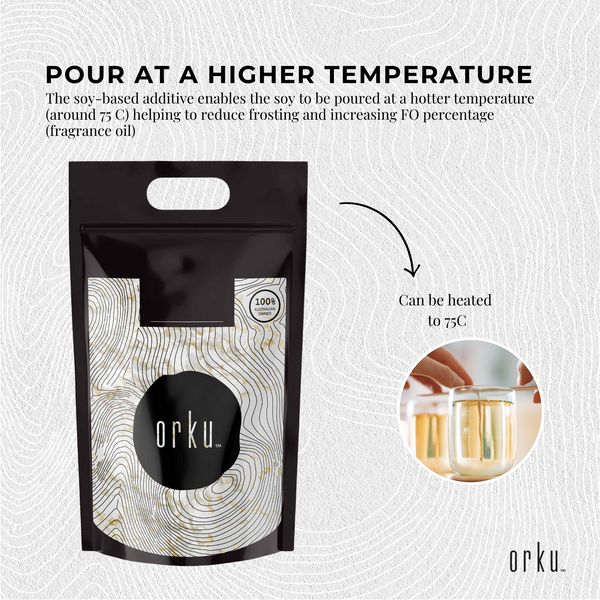 Orku Golden 464 Soy Wax Flakes Pure Natural DIY Candle Melts Chips 10kg