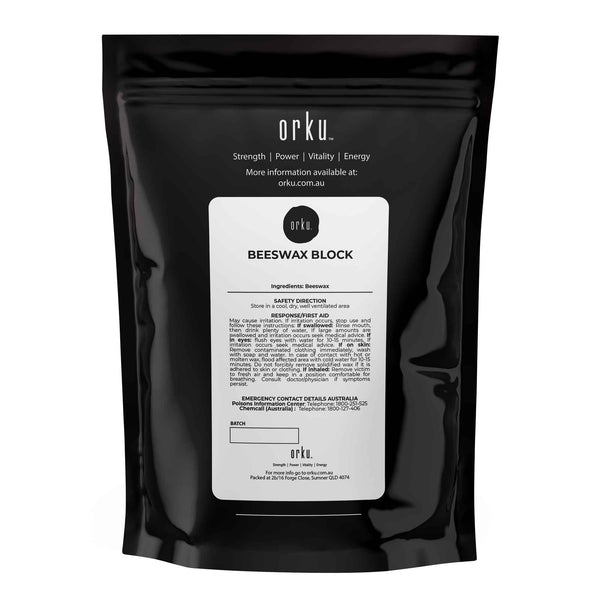 100g Orku Australian Beeswax Chunks - Pure Natural Unrefined Raw