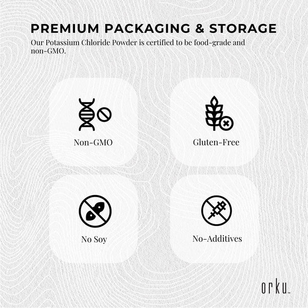 Bulk 10Kg Potassium Chloride Powder - Pure E508 Food Grade Salt Replacer