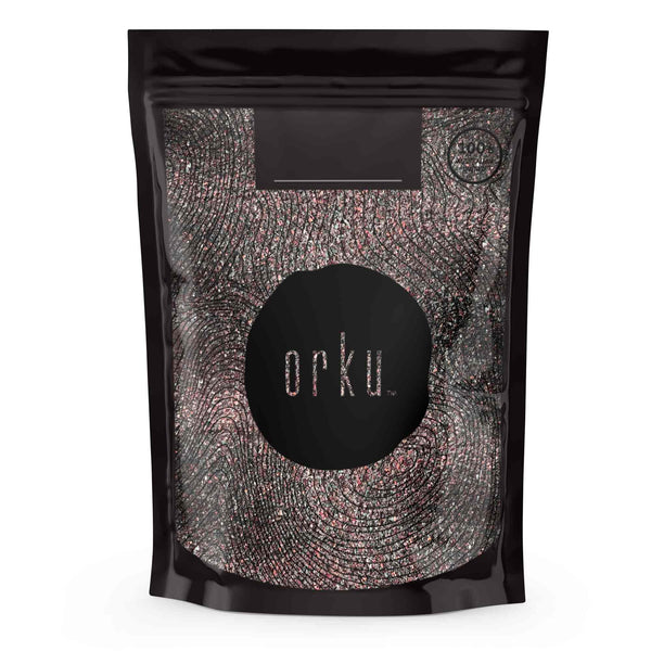 Orku Himalayan Black Rock Salt Kala Namak Cooking Medium Grain 400g