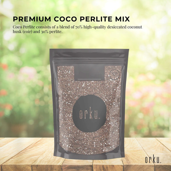 Orku 70% Coco Coir 30% Perlite Premium Hydroponic Plant Growing Medium 2L