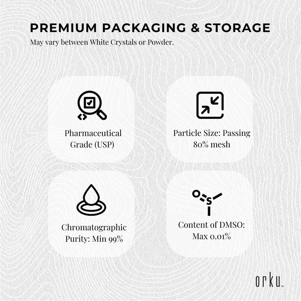 Orku MSM Methylsulfonyl Methane Dimethyl Sulfone Powder Crystals 1kg