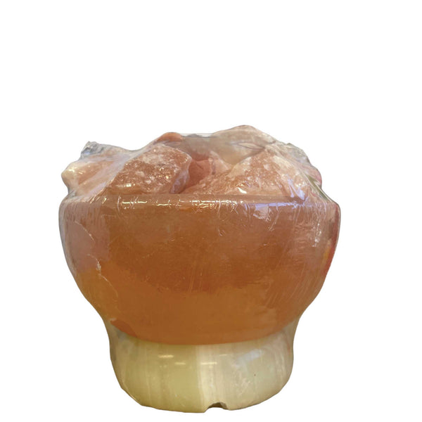 Himalayan Salt Lamp Firebowl Pink Crystal Rock Light 12V 12W