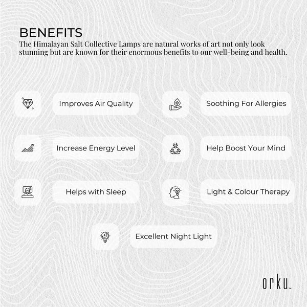 USB Himalayan Salt Lamp Cylinder Carved Shape Pink Crystal Rock LED Light