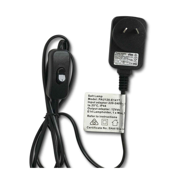 Himalayan White Salt Lamp Carved Rock Crystal Light 3 - 5 kg 12V 12W