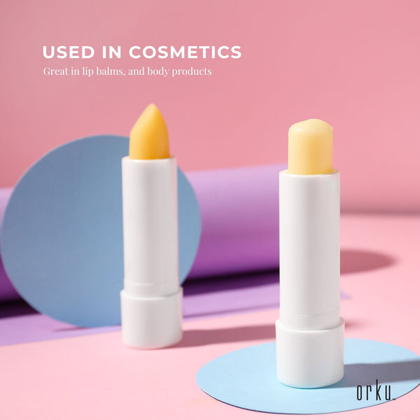 2kg Orku Organic Beeswax Pellets Yellow - Cosmetic Grade Quality Pure Bees Wax