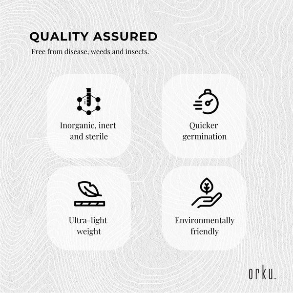 Perlite Premium Soil Expanded Plant Growing Drainage Aeration Coarse 50L