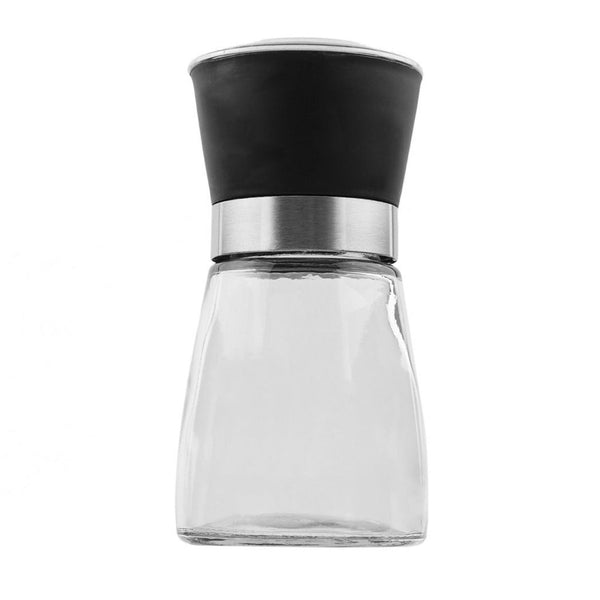 12 x 150ml 12cm Glass Salt Pepper Grinders Adjustable Ceramic Core Short Mill