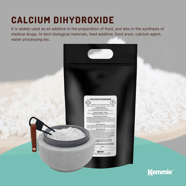 Calcium Hydroxide Powder Hydrated Slaked Pickling Lime Food Grade 5kg