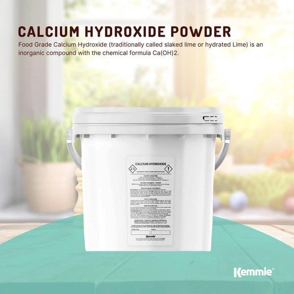 Calcium Hydroxide Powder Hydrated Slaked Pickling Lime Food Grade 2.5kg