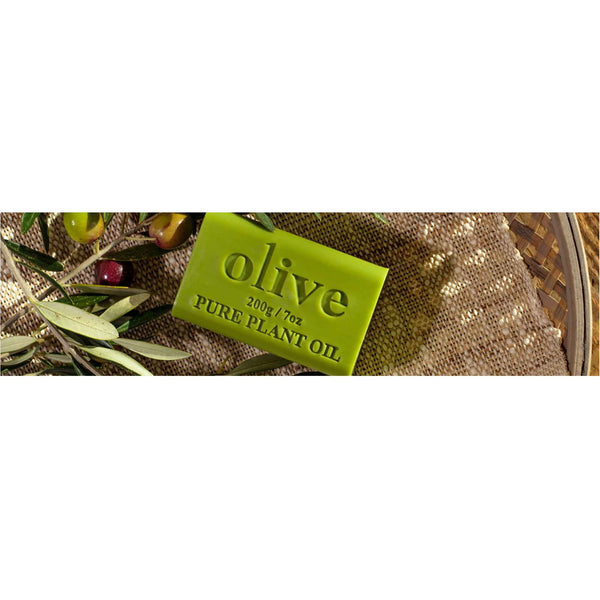 2x 200g Olive Oil Plant Based Soap Bars Natural Triple Milled Australian