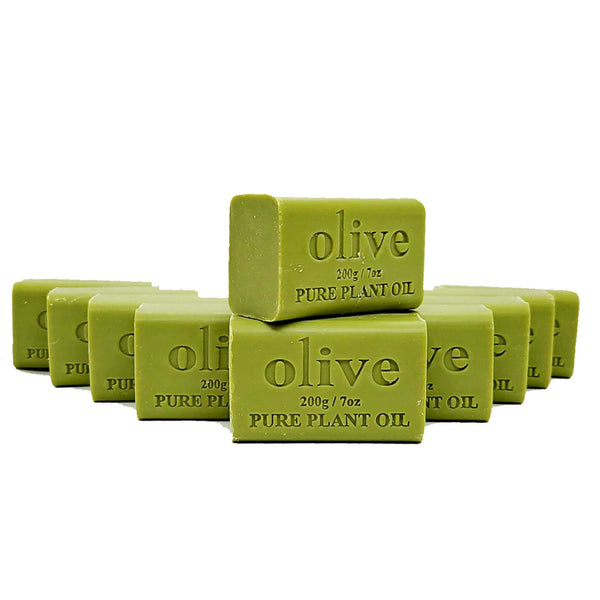 10x 200g Olive Oil Plant Based Soap Bars Natural Triple Milled Australian
