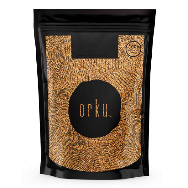 Orku Organic Golden Linseed Flaxseed Whole Grain Flax Seed Omega-3 2kg