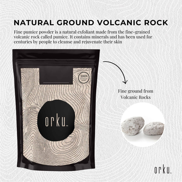 Ground Pumice Stone Granular Powder Exfoliant Body Scrub Soap Additive 400g
