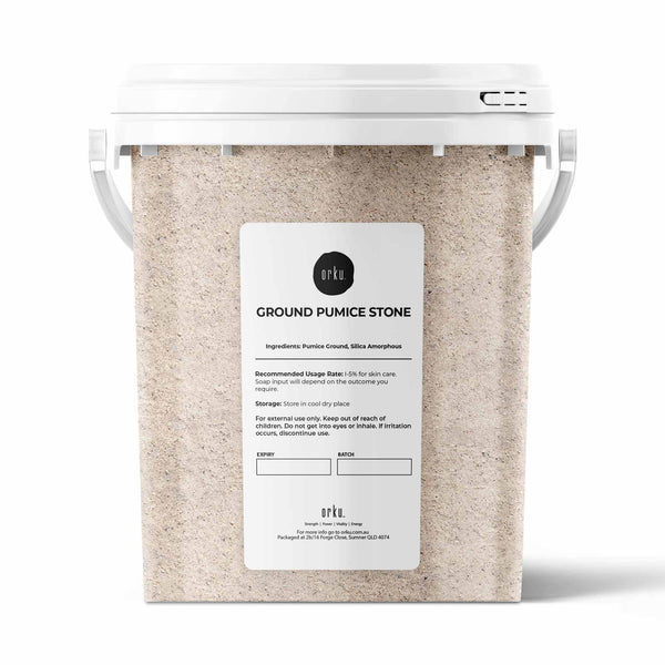 Ground Pumice Stone Granular Powder Exfoliant Body Scrub Soap Additive 1.3kg