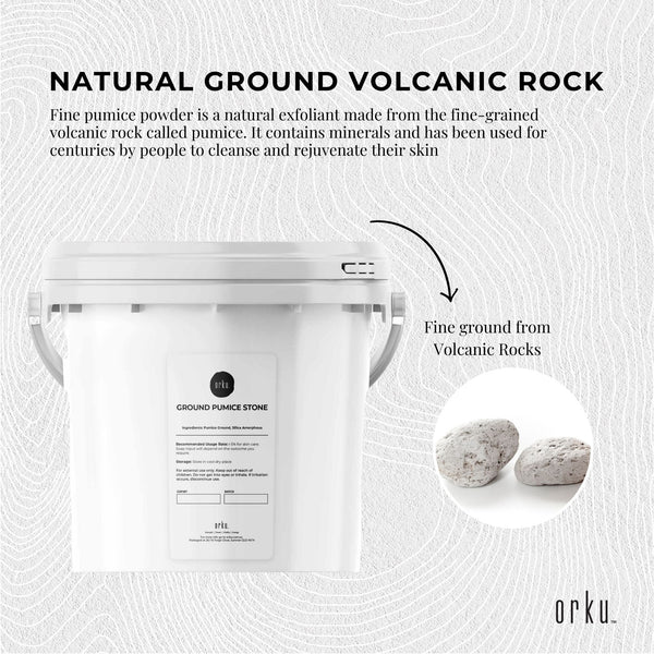 Ground Pumice Stone Granular Powder Exfoliant Body Scrub Soap Additive 5kg
