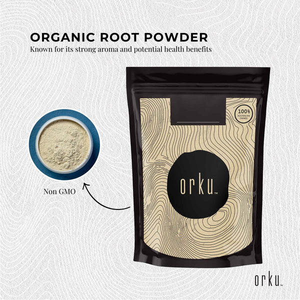 Orku Organic Ashwagandha Withania Somnifera Root Powder Herb Supplement 100g