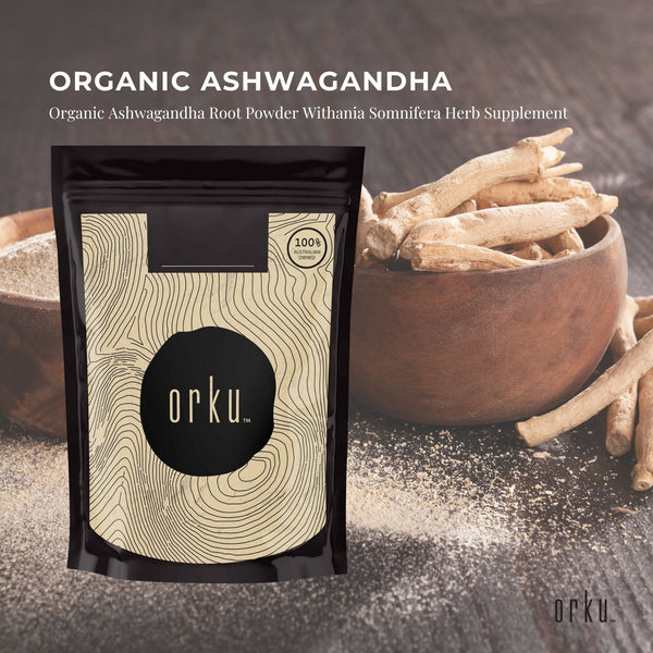 Orku Organic Ashwagandha Withania Somnifera Root Powder Herb Supplement 2kg