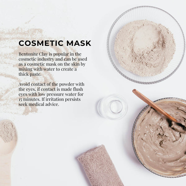 Orku Organic Sodium Bentonite Montmorillonite Clay Powder Face Mask 400g