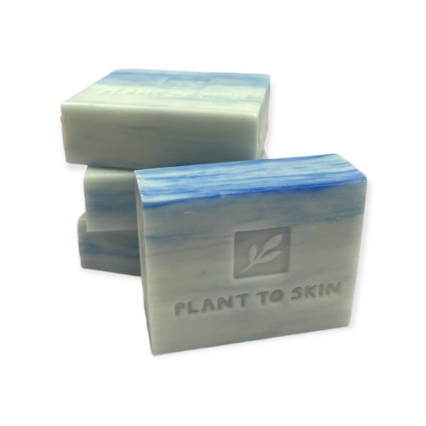 4x 100g Salt Musk Ocean Scent Plant Oil Soap Bars Triple Milled Australian