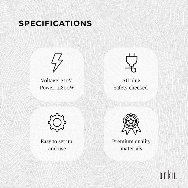 Candle Wax Heater Melter Tap 100 Wicks 100 Core Stickers Stirrer Black 1800W 10L