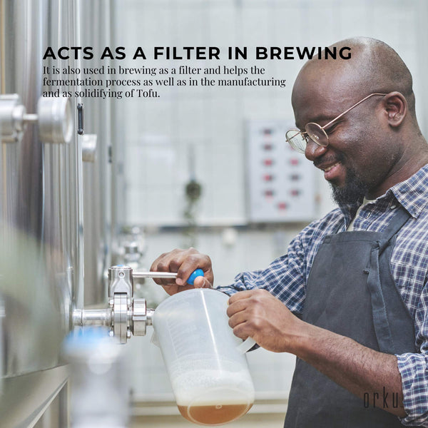 Calcium Sulphate Gypsum Powder Hydrous Sulfate Food Grade 10kg