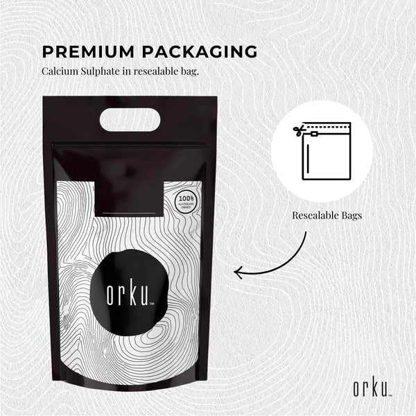 Calcium Sulphate Gypsum Powder Hydrous Sulfate Food Grade 10kg