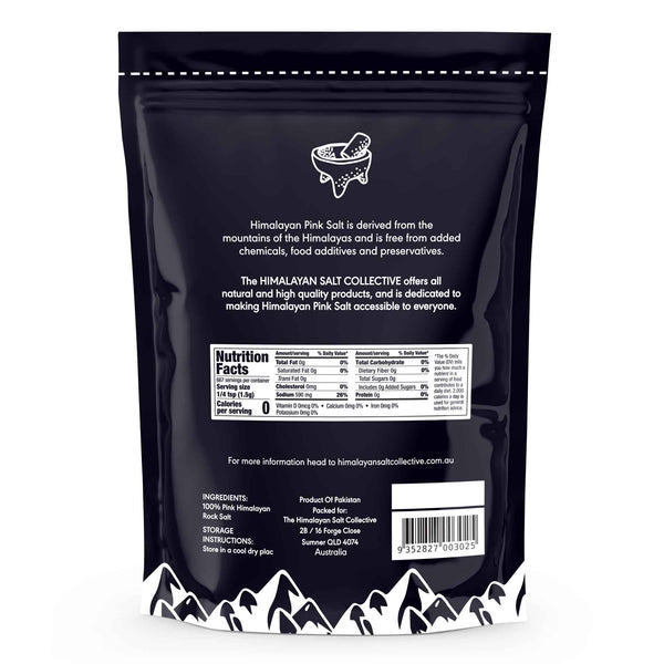 Orku Coarse Himalayan Pink Rock Salt Bath Cooking Grinder Natural Crystals 1kg