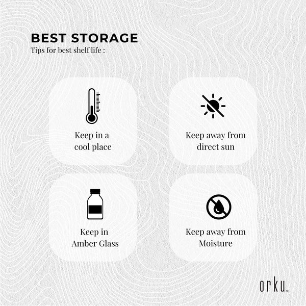 Orku Organic Cold Pressed Golden Jojoba Oil Hair Skin Nails 1L