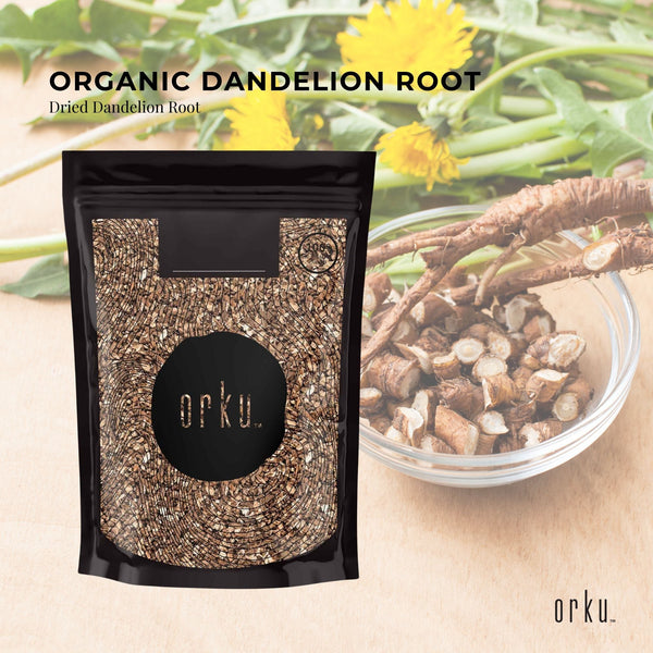 Orku Organic Dandelion Root Dried Raw Herbal Tea Supplement 1kg