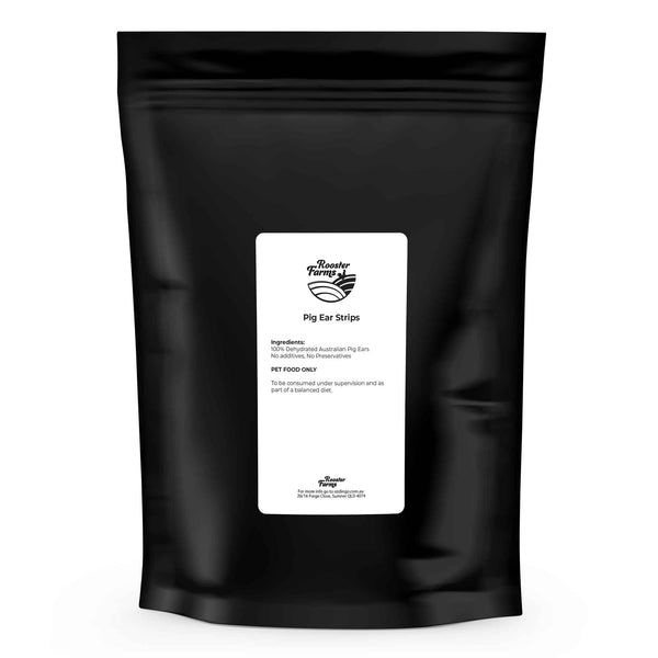Pig Ear Strips Puppy Treat Chew Dehydrated Australian Healthy 400g