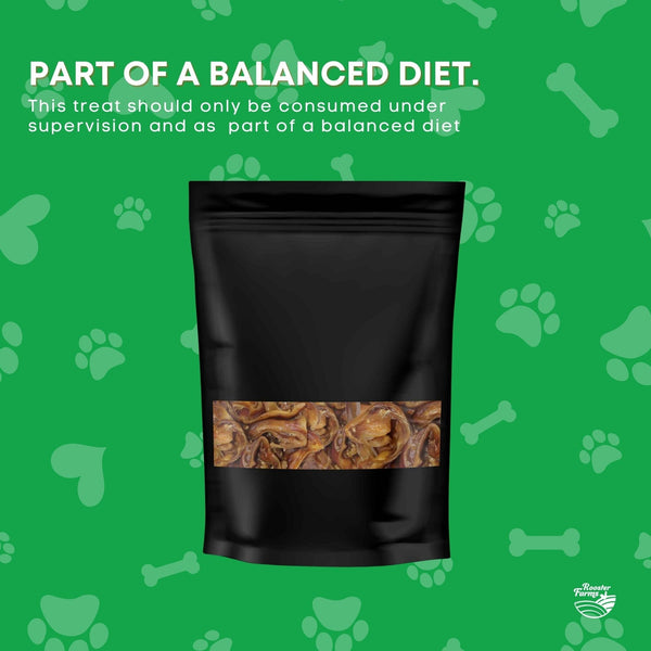 Pig Ear Strips Puppy Treat Chew Dehydrated Australian Healthy 400g