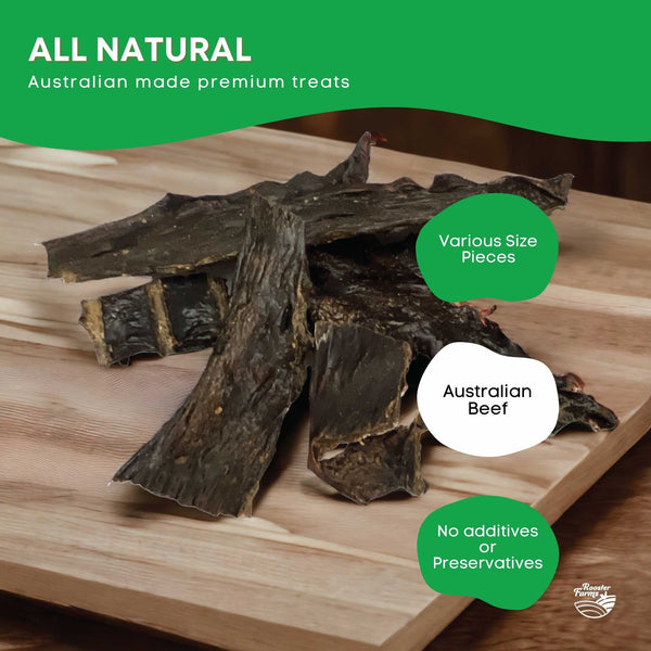 Beef Liver Dog Puppy Treat Chew Dehydrated Australian Healthy 400g