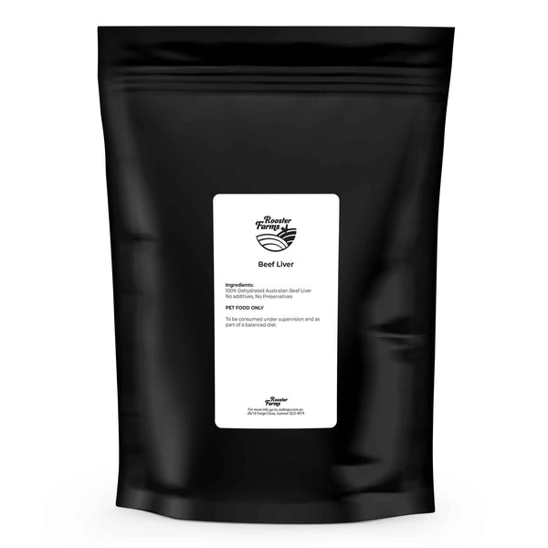 Beef Liver Dog Puppy Treat Chew Dehydrated Australian Healthy 1kg