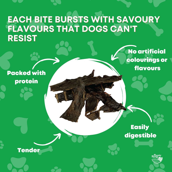 Beef Liver Dog Puppy Treat Chew Dehydrated Australian Healthy 2kg